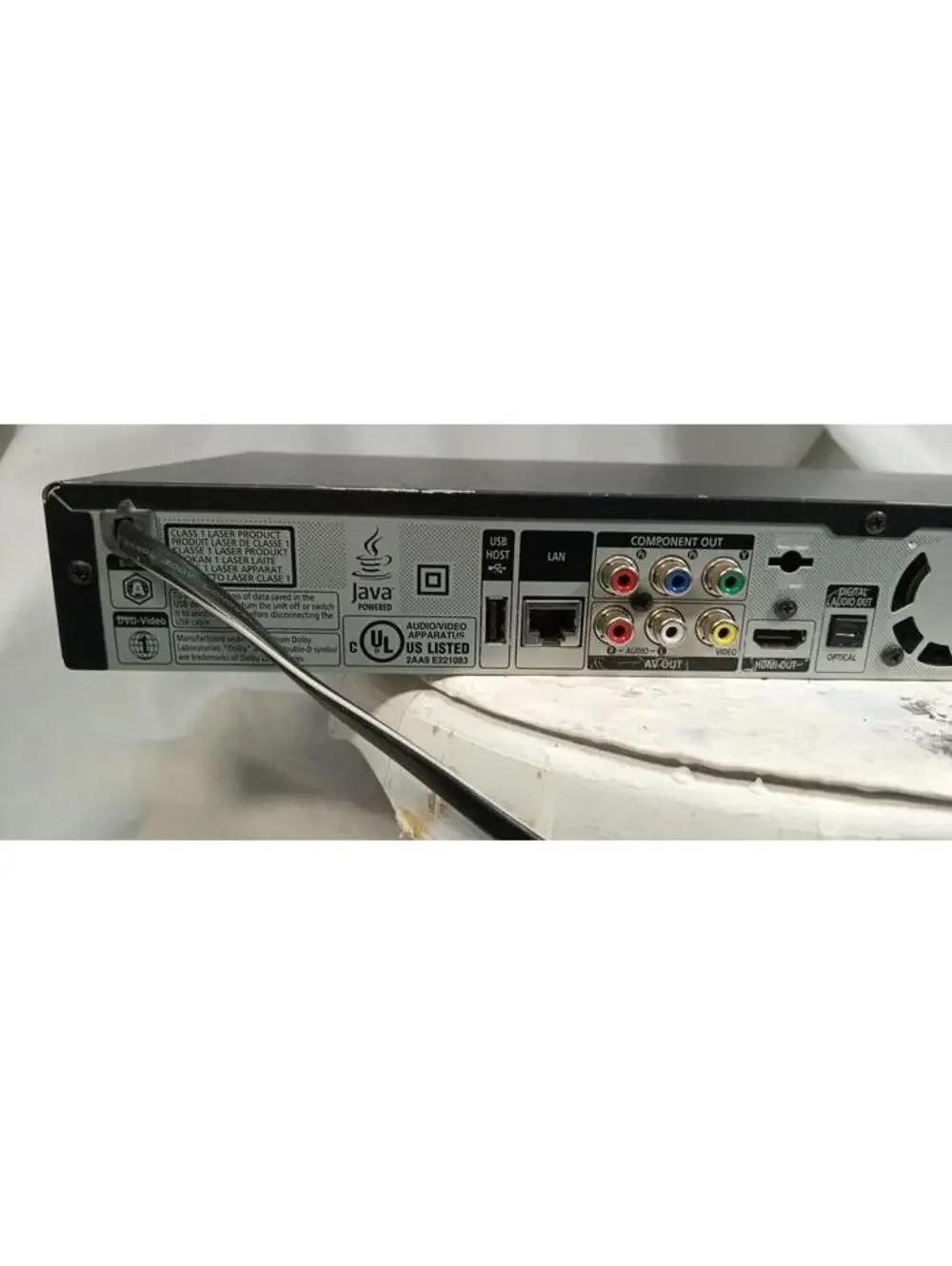 Samsung BD-P1600 Blu-Ray DVD Player 1080p Full HD HDMI USB Black